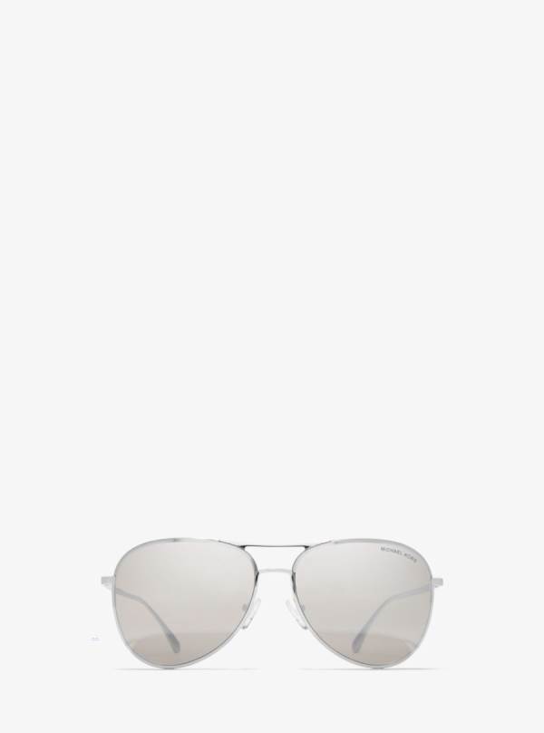 Panske Slnecne Okuliare Michael Kors Kona Strieborne - Doplnky Michael Kors Slevy | IOWEA-2583